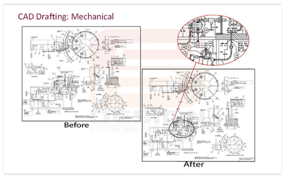 CAD Drafting Mechanical Sample