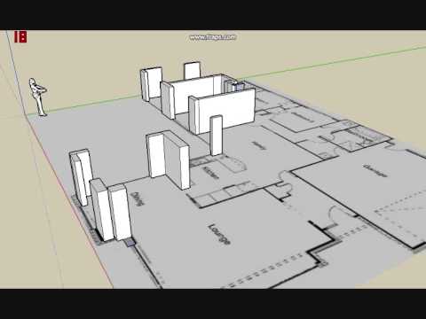 House Plan In 3d Using Design Presentation