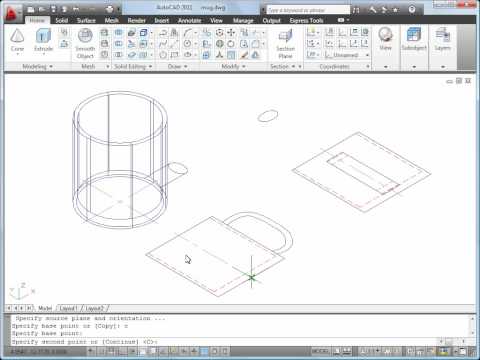Convert 2d Objects To 3d Objects In Autocad Design Presentation